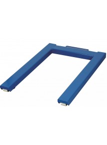 Weighing platform U-shape, painted steel, ZEMIC